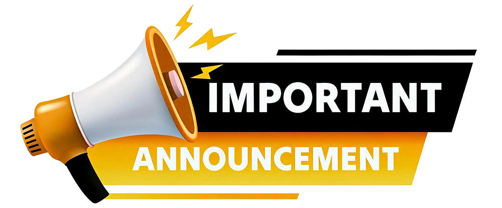 Important Announcement